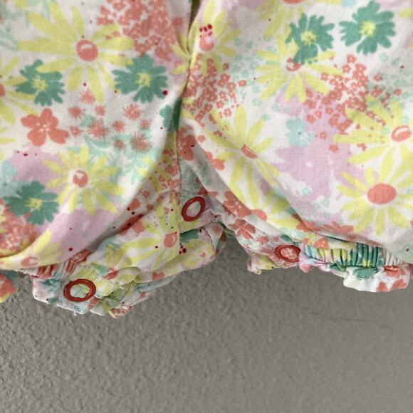 Petit Bateau Pastel Floral Sleeveless Romper - 18M - Picture 3 of 6